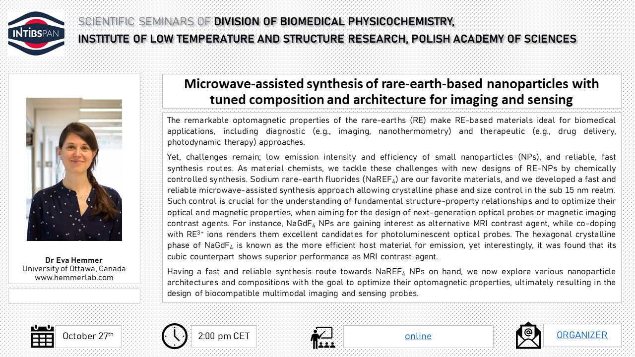 Seminar by Dr. Eva Hemmer